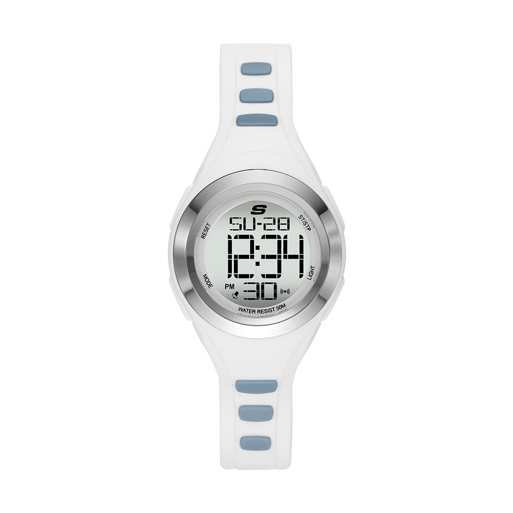 Skechers Men's Silver Digital Watch Model SR1130