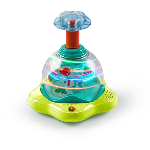 Bright Starts Press and Glow Musical Baby Spinner Toy