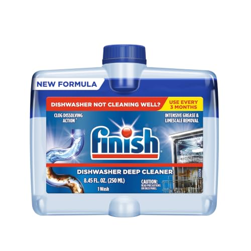 Finish Dishwasher Cleaner Liquid Limescale Remover 8.45oz