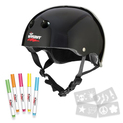 Wipeout Dry Erase Kids Bike Skate Helmet