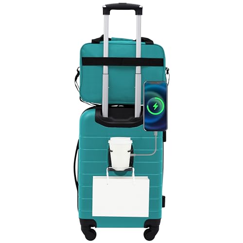 2 Piece Wrangler Smart Luggage Set with USB Port