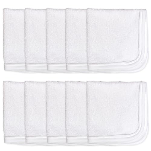 10-Pack HonestBaby Organic Cotton Wash Cloths