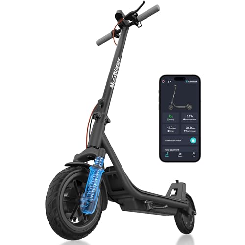 500W Long-Range Electric Scooter with 10-Inch Tires