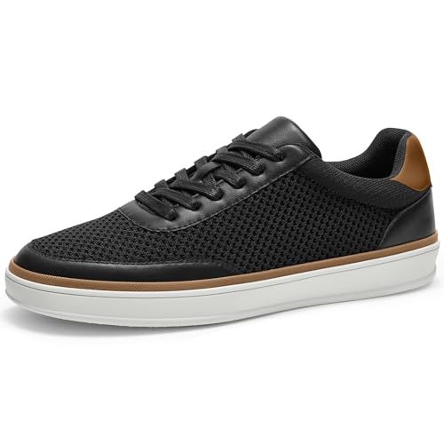 Men's Casual Mesh Sneakers Lightweight Lace-Up Dress Shoes