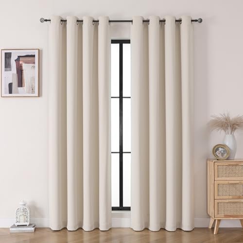 2 Panel Blackout Curtains Thermal Insulated Room Darkening