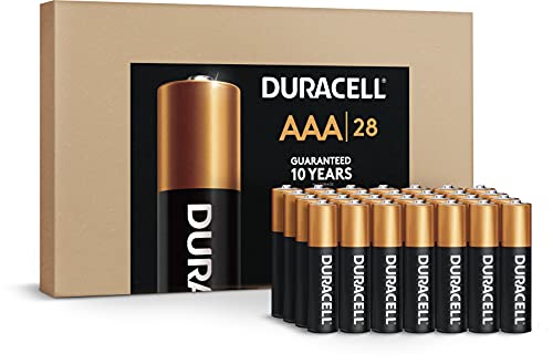 28 Count Duracell Coppertop AAA Batteries
