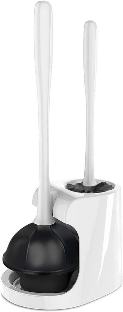2-in-1 Toilet Brush and Plunger Set