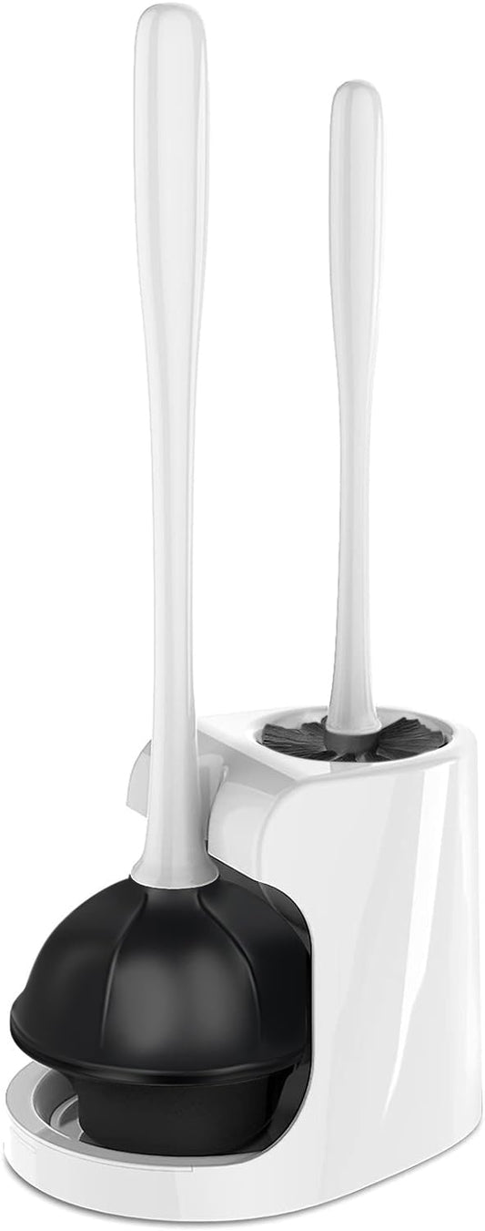 2-in-1 Toilet Brush and Plunger Set