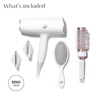 T3 Professional Ionic Hair Dryer and Brush Set