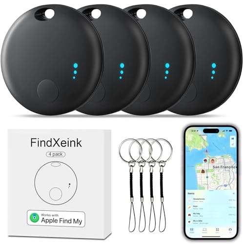 4 Pack Bluetooth Item Tracker Tags for iOS