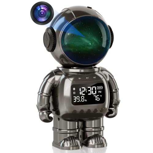 2K WiFi Indoor Clock Security Camera