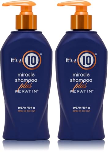 2 Pack It's a 10 Miracle Keratin Shampoo 10oz