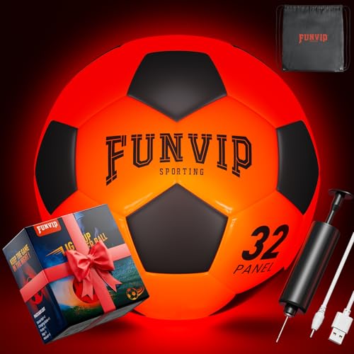 Rechargeable LED Light Up Soccer Ball