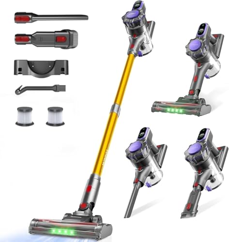 Cordless 400W Stick Vacuum Cleaner with Charging Dock