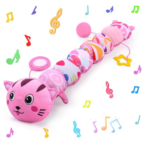 Baby Tummy Time Sensory Toy with Mirror