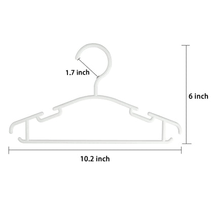 GoodtoU 80-Pack Plastic Baby Hangers for Toddlers