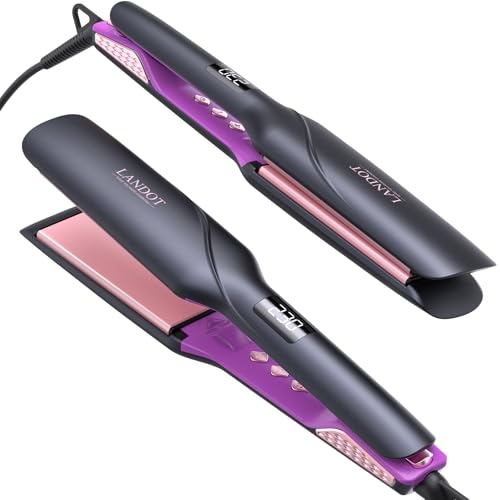Wide 1.75-Inch Ceramic Hair Straightener Flat Iron