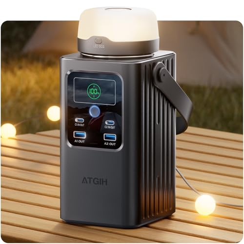 198.4Wh Portable Power Station with Detachable Light