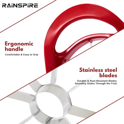 Rainspire 8-Slice Apple Cutter with Stainless Steel Blades