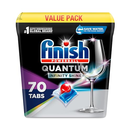 70 Count Finish Quantum Dishwasher Detergent Pods