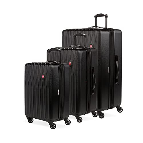 SwissGear 3-Piece Expandable Hardside Spinner Luggage Set