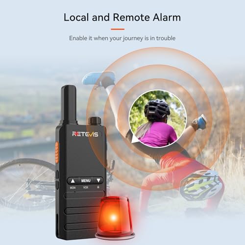 Retevis Mini Rechargeable Walkie Talkies 2 Pack