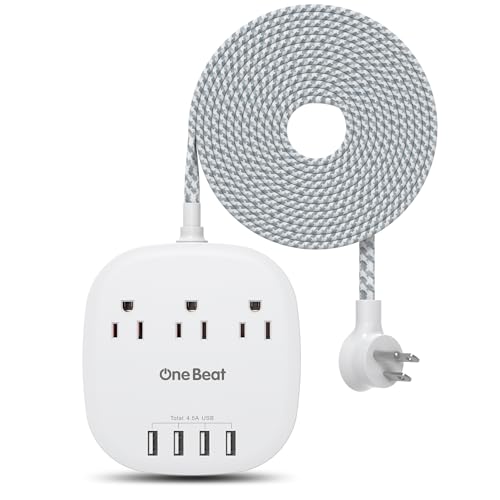 One Beat Desktop Power Strip with USB Ports
