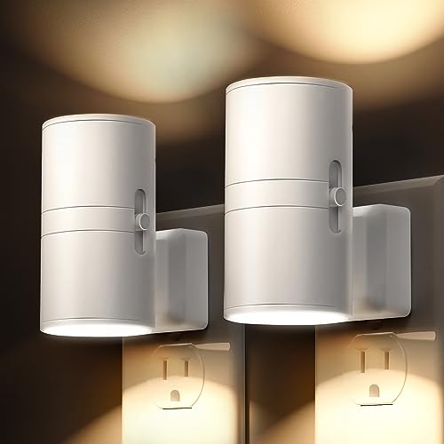 2 Pack Dimmable Plug-In LED Night Lights