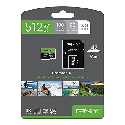 512GB PNY Premier-X microSDXC Memory Card
