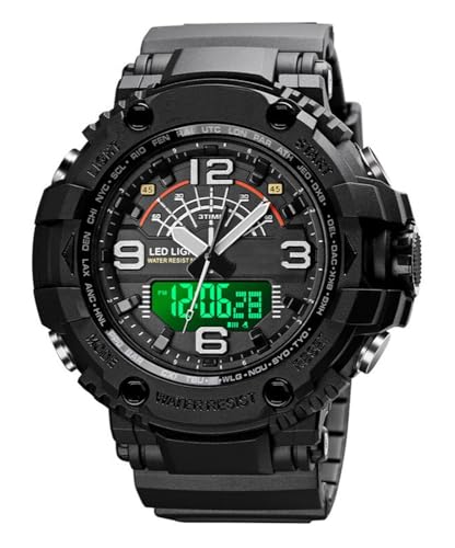 YOOTEN Mens Waterproof Analog Digital Sports Watch