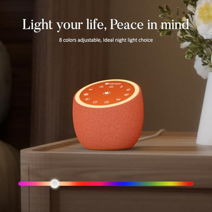 Hotmoon White Noise Sound Machine with Night Light