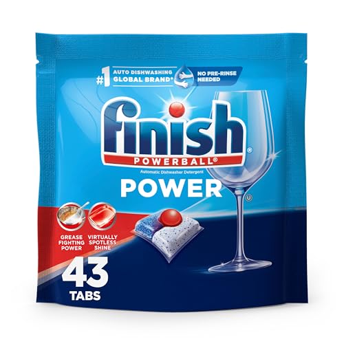 43 Count Finish Dishwasher Pods Deep Clean Detergent