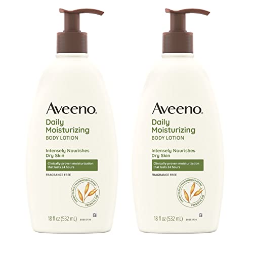 2 Pack Aveeno Daily Moisturizing Lotion 18 Ounce Pump