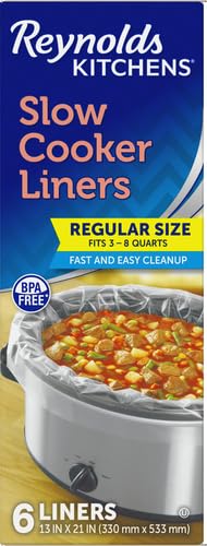 Reynolds Kitchens Premium Slow Cooker Liners - 13 x 21 Inch, 6 Count