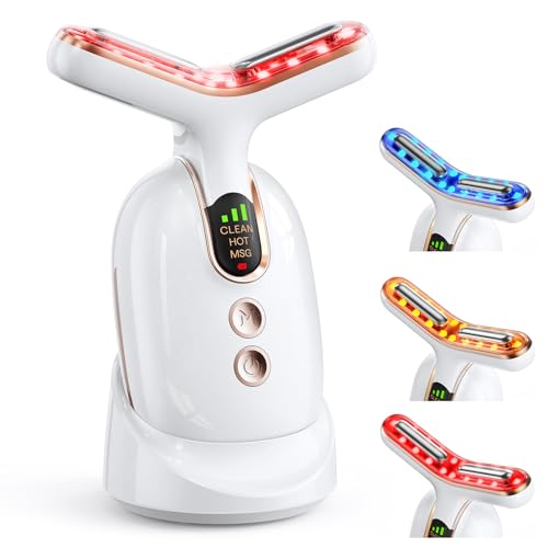 Microcurrent Heating Vibration Facial Massager Device