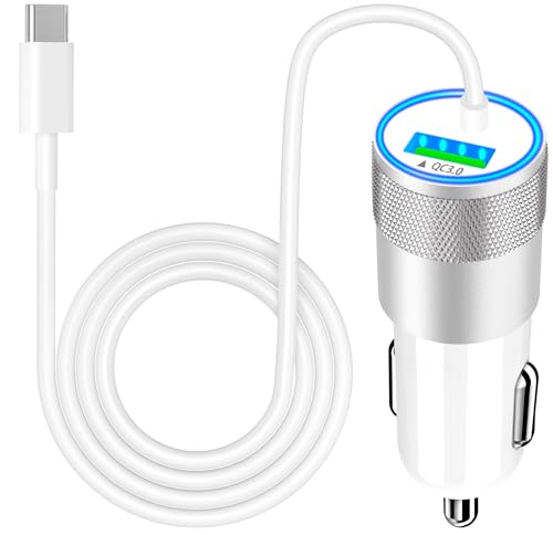 75W Car Charger Fast USB-C PD QC3.0