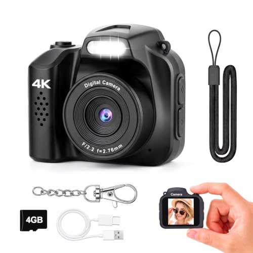 Mini Digital Keychain Camera with 4GB Memory Card