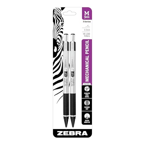 2 Pack Zebra Pen 0.5mm Mechanical Pencils