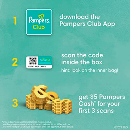 Pampers Pure Protection Diapers - Size 5, 48 Count, Hypoallergenic Premium Disposable Baby Diapers
