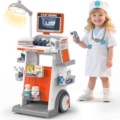 29 Piece Toddler Doctor and Dentist Playset