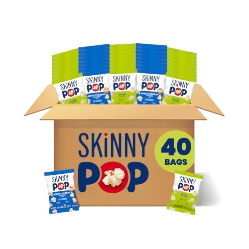 40 Count SkinnyPop Original & White Cheddar Popcorn (OU)