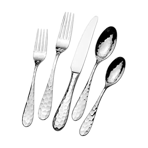 45 Piece Mikasa Lilah Stainless Steel Flatware Set