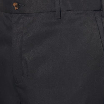 Amazon Essentials Men's Classic-Fit Expandable-Waist Flat-Front Dress Pant, Black, 31W x 29L