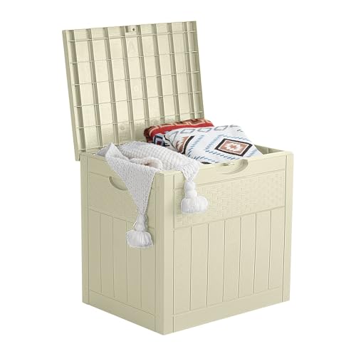33 Gallon Lockable Outdoor Deck Storage Box