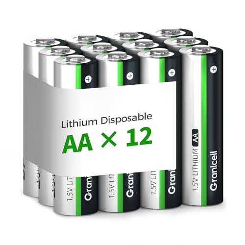 12 Pack Lithium AA Batteries