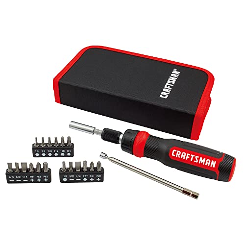 26 Piece CRAFTSMAN Ratcheting Multibit Screwdriver Set