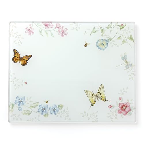 Lenox Butterfly Meadow Large Glass Cutting Board