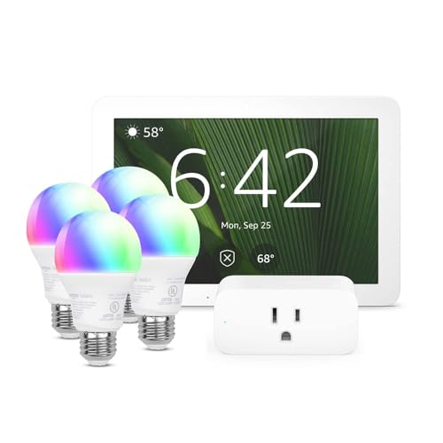 Amazon Smart Home Starter Kit with Echo Hub, Bulbs