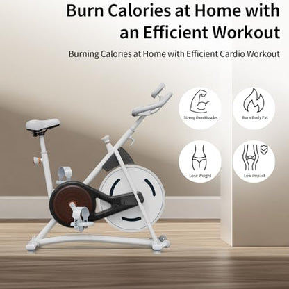Adjustable Exercise Bike with Smartphone Mount