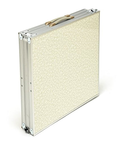 Trademark Innovations Portable Lightweight Aluminum Folding Table